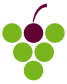 Weinstrecke Weintrauben Icon