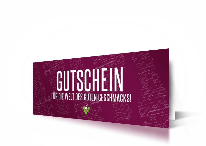 Weinstrecke Gutschein Weinstrecke Gutschein